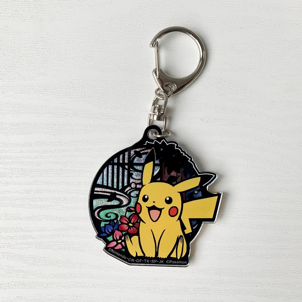 Pokemon Pikachu Kirie Style Acrylic Keychain | Japanese Exclusive Collectible