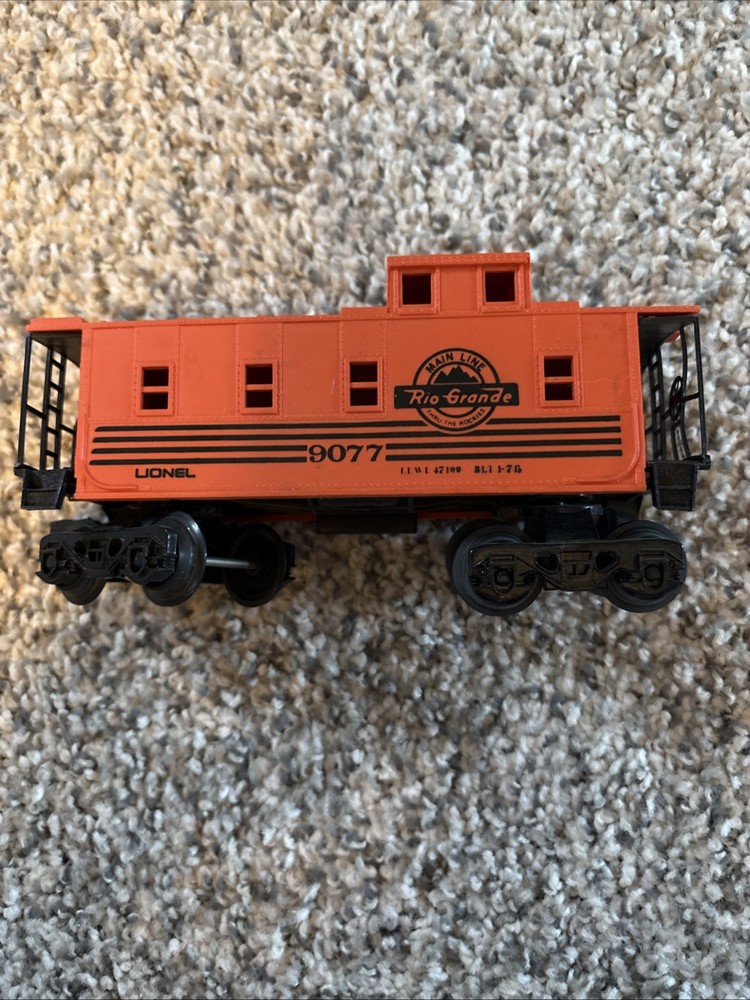 Lionel O Gauge #9077 Rio Grande Caboose Used Good Condition