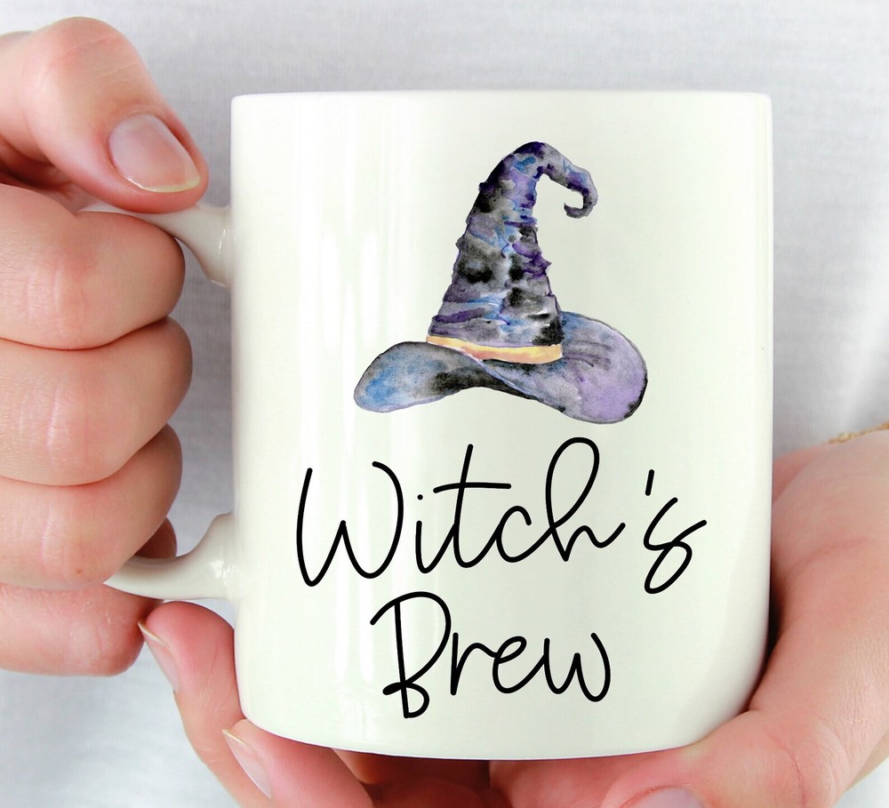 Spooky Halloween Witch Brew Mug - Perfect Fall Gift For Her  