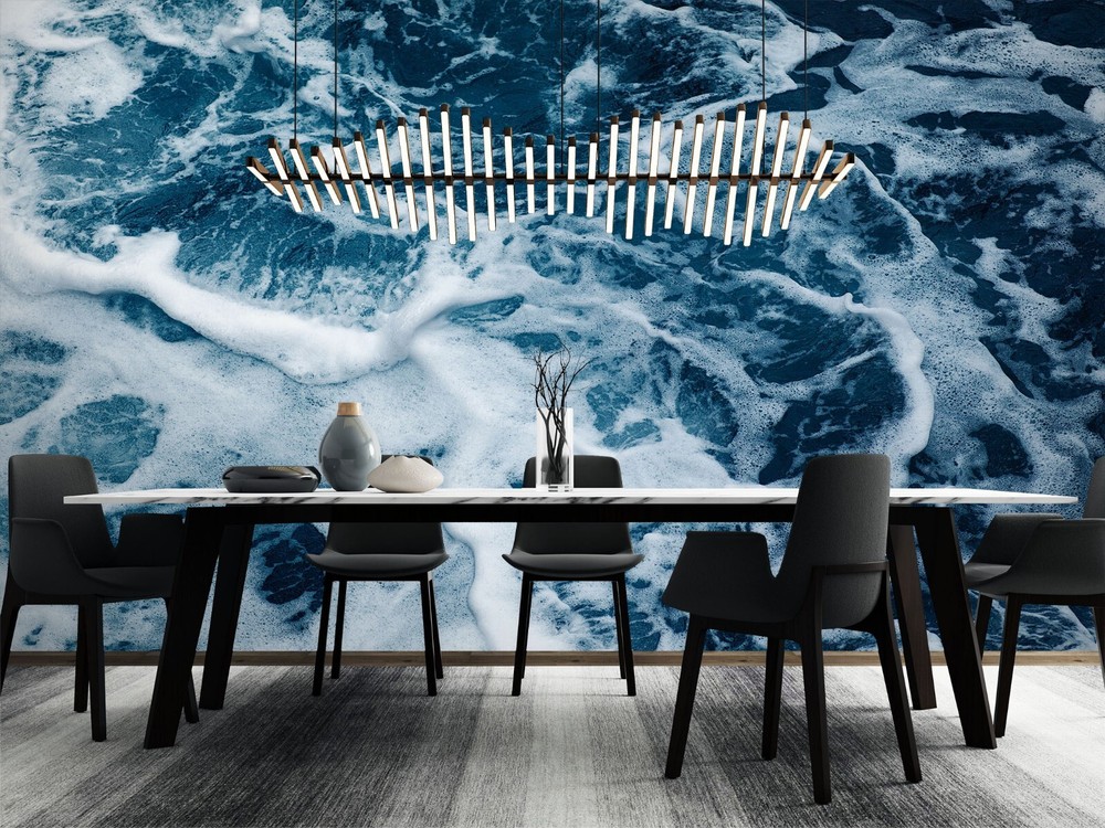 3D Sea Foam ZHUA8735 Wallpaper Wall Murals Removable Self-adhesive Ann