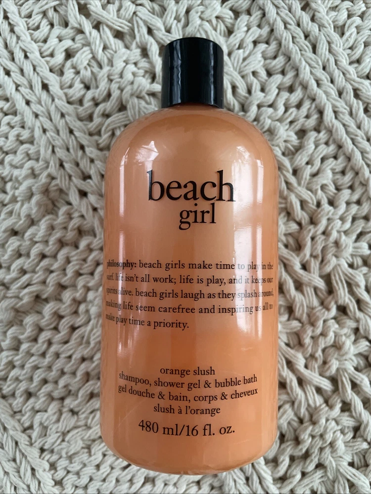 16oz Philosophy Paradise Girl 3 in 1 Shampoo Shower GEL & Bubble Bath - Tropical Fruit Colada