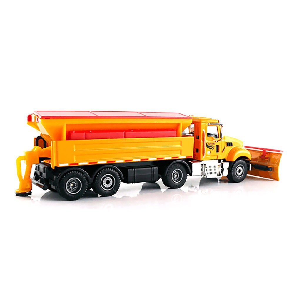Snowplow Truck Model Toy Car Alloy Winter Service Vehicle 1:50 Scale Diecast