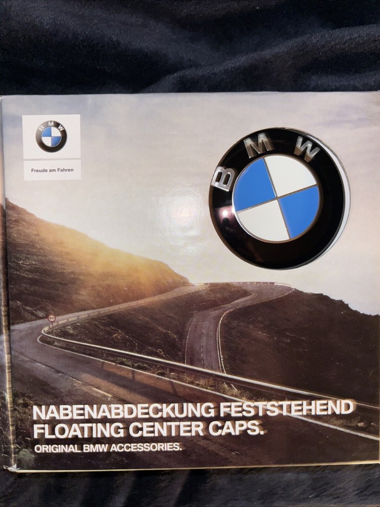 BMW Floating Alloy Wheel Centre Hub Caps SET OF 4 68mm NEW