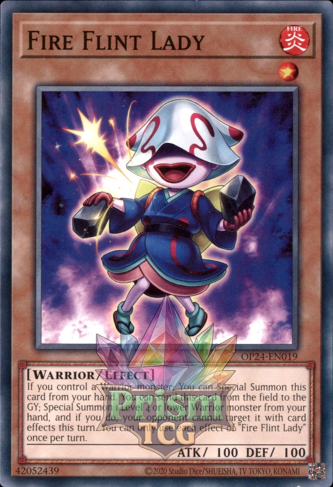 Fire Flint Lady OP24-EN019 Yugioh