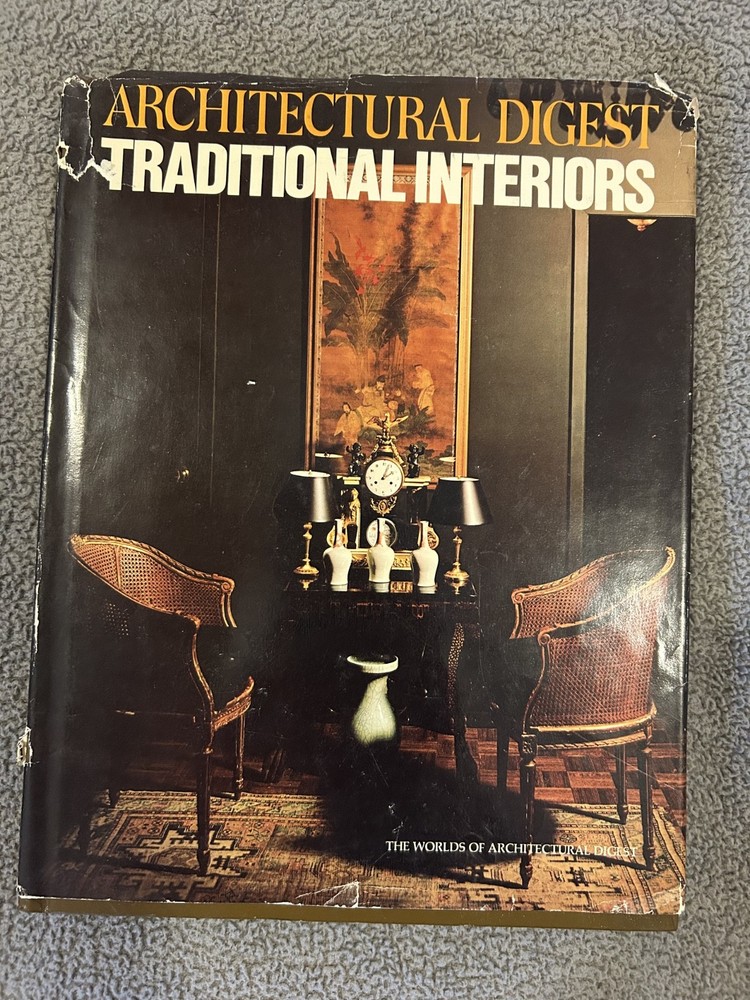 1979 book Architectural Digest Traditional Interiors  1st ed hardcove
