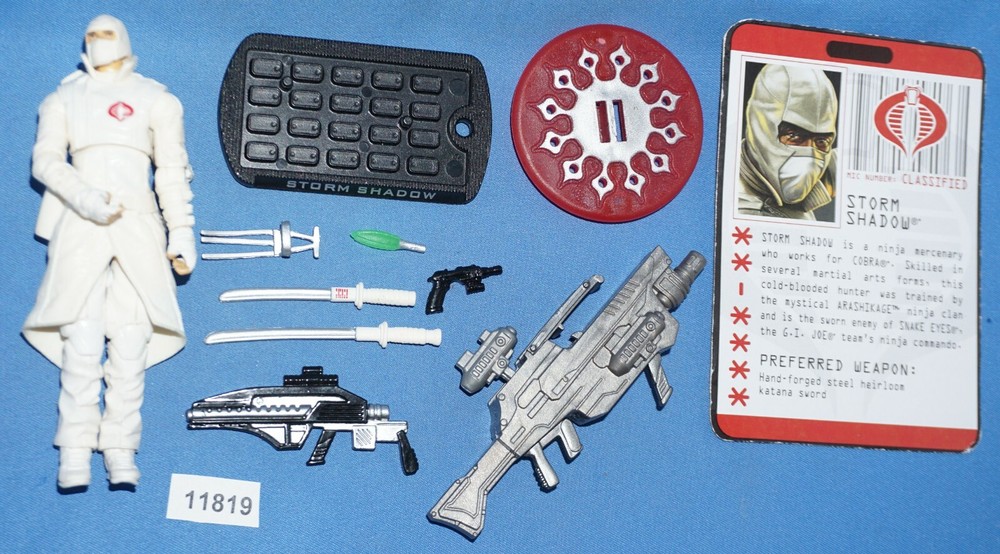 2009 G.I. Joe Storm Shadow V32 Ninja Mercenary 3.75