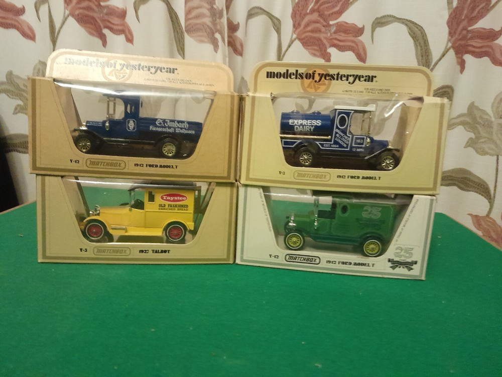 MATCHBOX MODELS OF YESTERYEAR X 4   ALL VGC BOXED