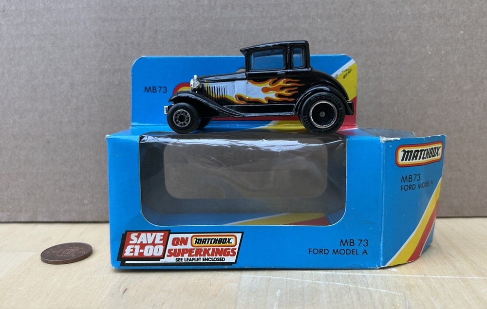 MATCHBOX FORD MODEL A HOTROD~MB73 IN BOX