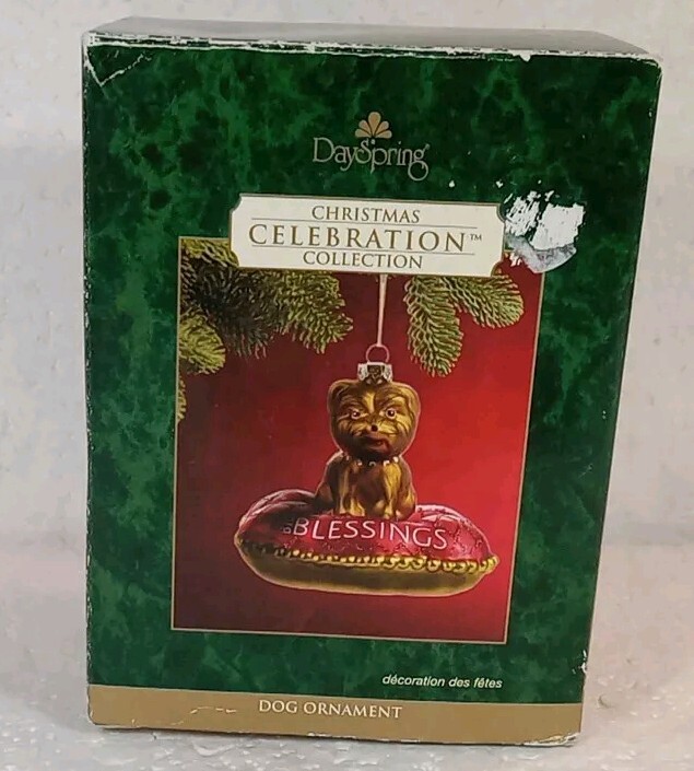 DAYSPRING Dog BOrnament Christmas Celebration Collection Missing String 2009