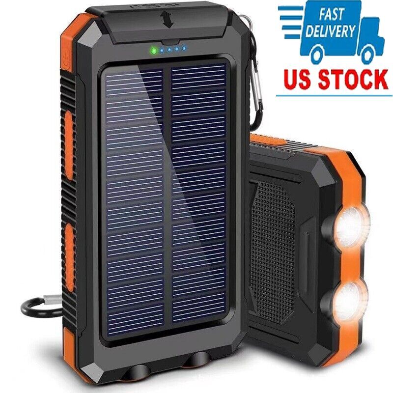 Super Solar Power Bank Charger USB Portable Charger Power Bank For Cell Phone
