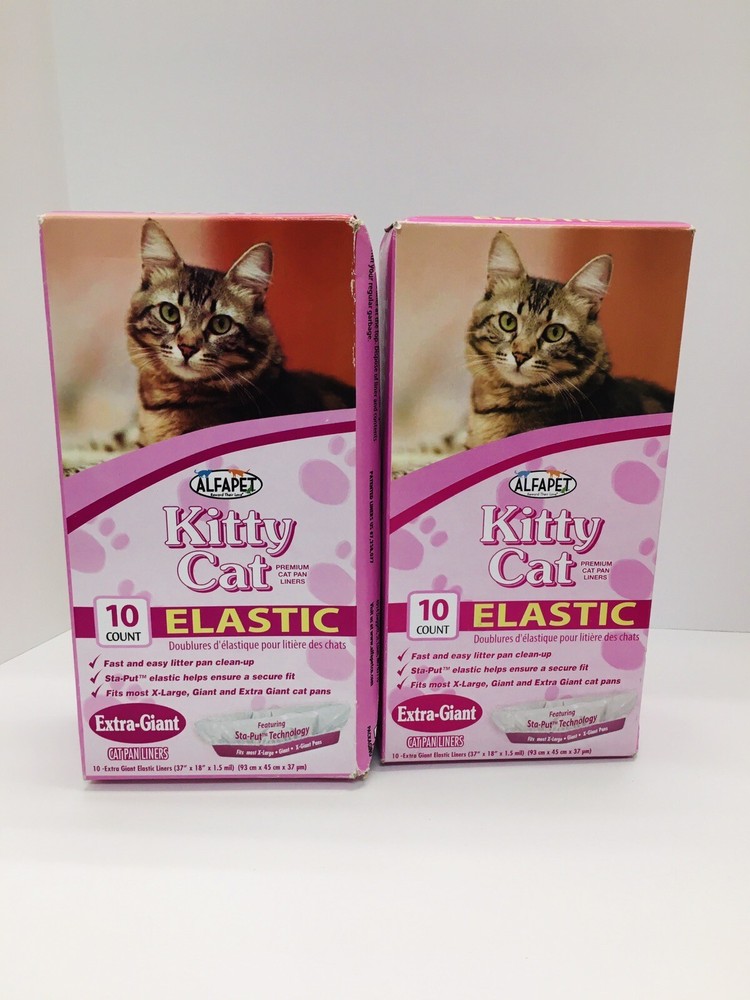 Alfapet KITTY Cat 10ct Extra-Giant Pan Cleaners 2-Pack