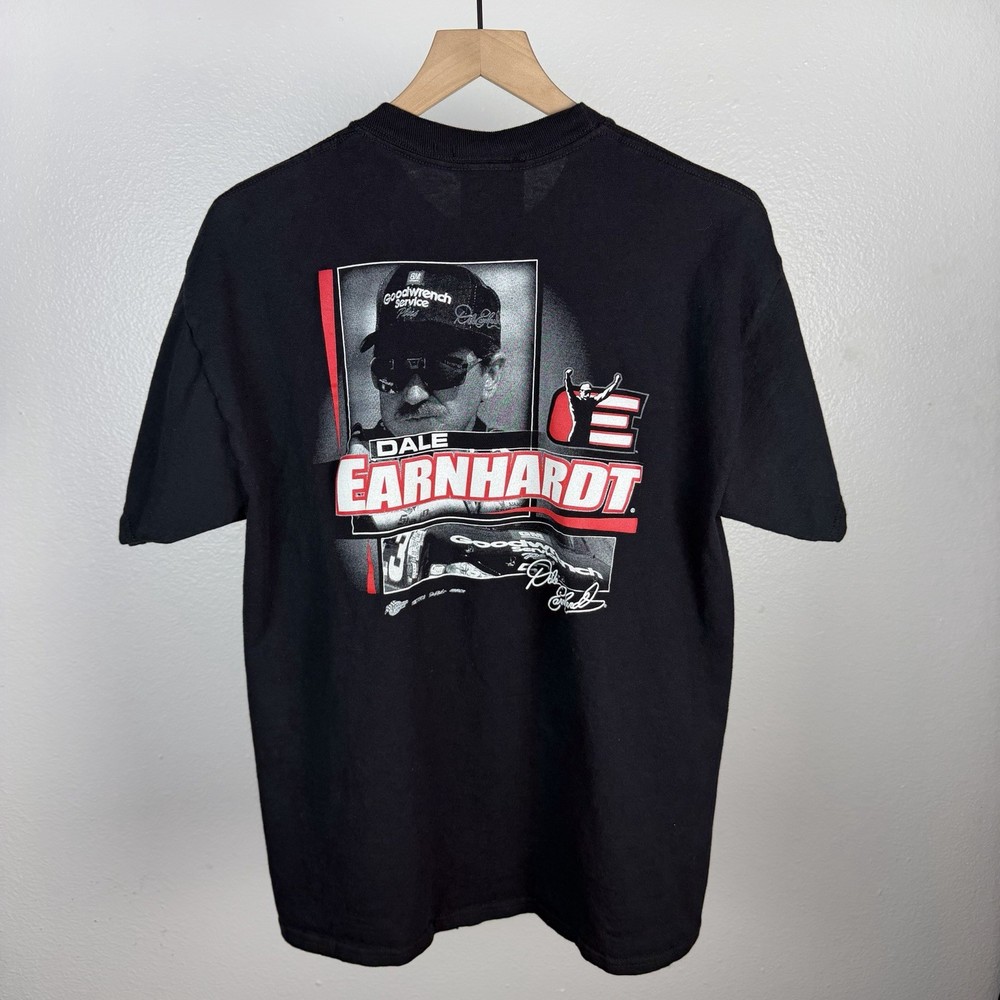 Vintage Chase Authentics Dale Earnhardt Y2K NASCAR Double Sided T Shirt Large