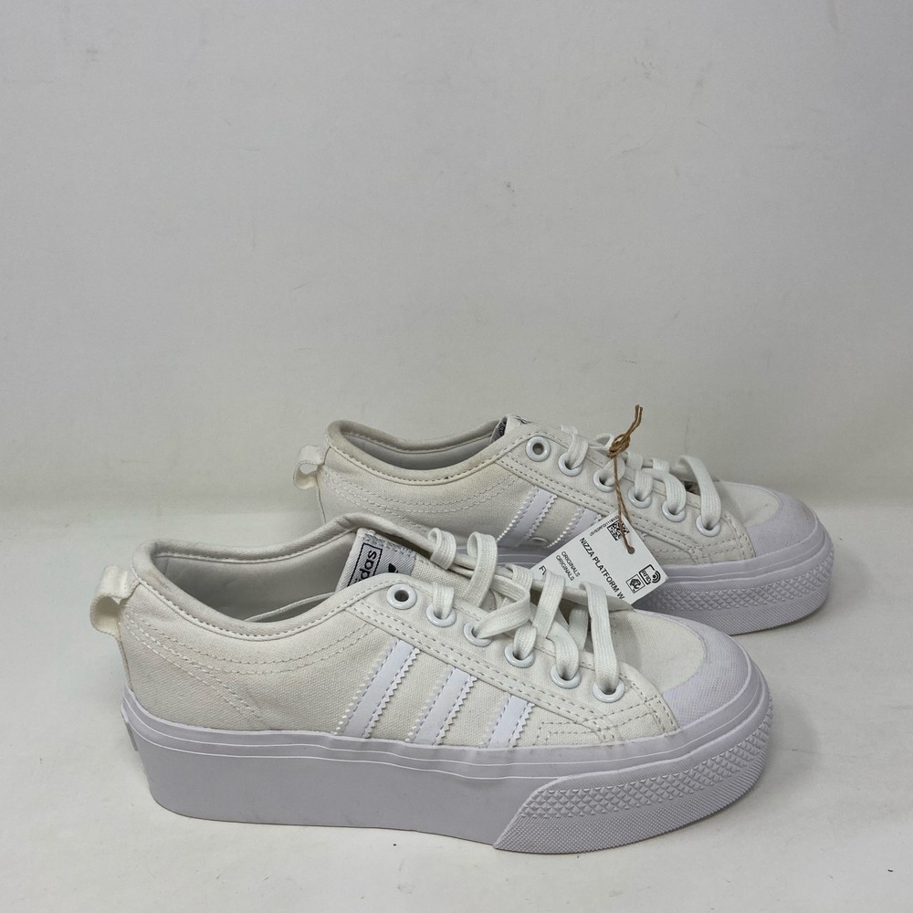 Adidas Nizza Platform Triple White FV5322 Women’s 5.5