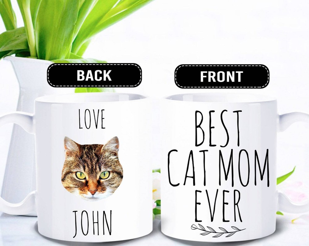 Custom Cat Mom Mugbest Cat Mom Ever Cat Lover Gift Women Personalized Cat Lover