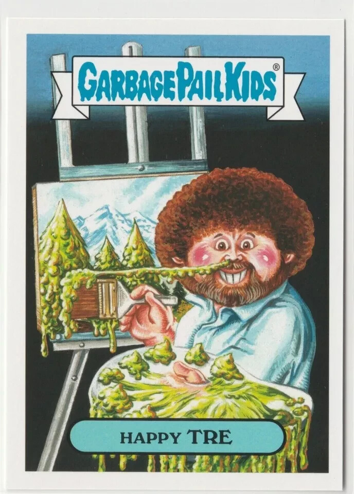 Happy Tre #7b Garbage Pail Kids GPK 2018 We Hate the 80s Card