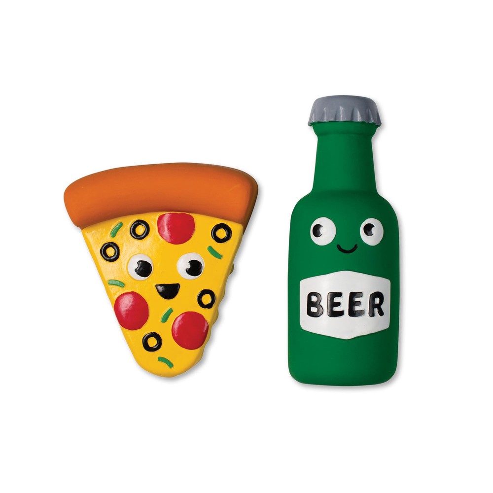 Studio Dog Toy Set, in Pizza We Crust, 3Pc Mini, Latex, Pet Collection (368011)