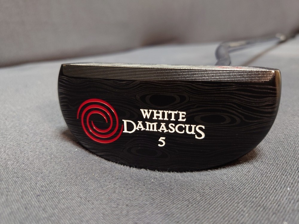 Odyssey White Damascus Black 5 34 inches Putter
