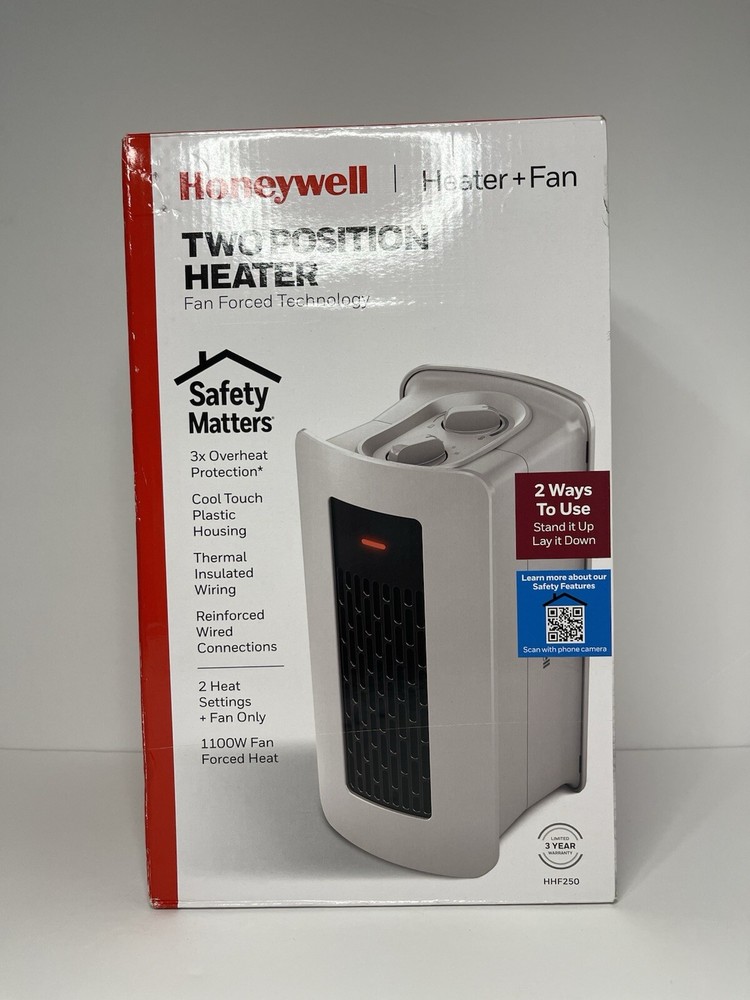 Honeywell HHF250 Two Position Heater,  1100W