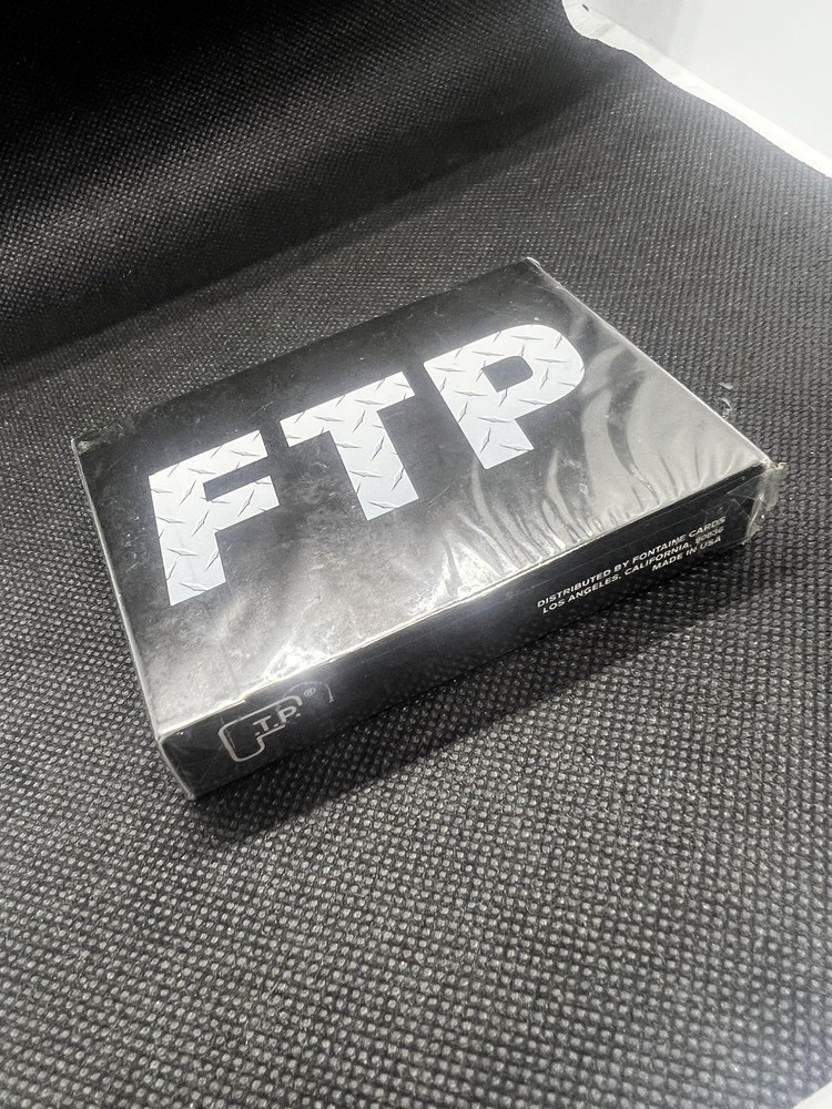 New Black FTP Fontaine Playing Cards - Limited Edition Deck