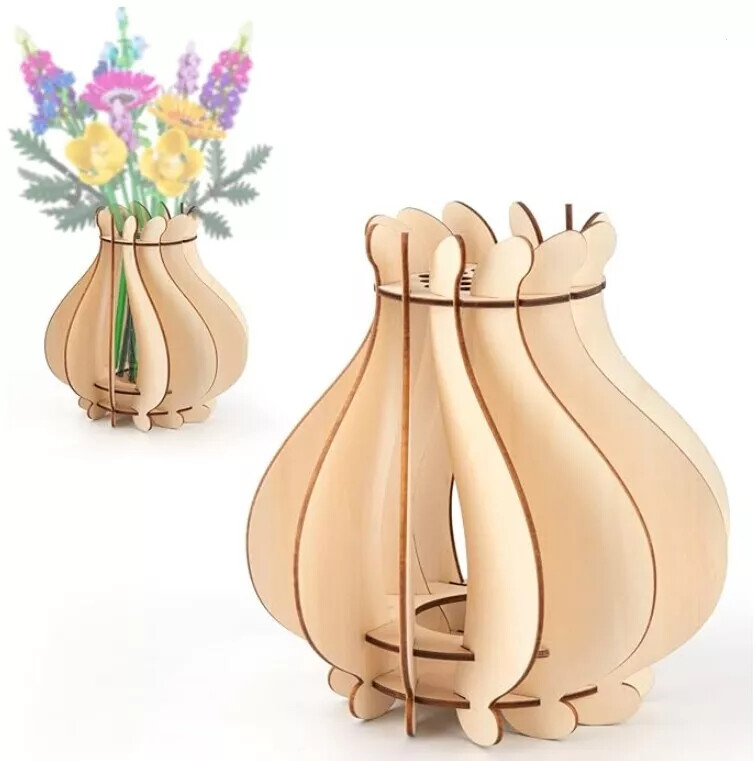 Lego Flower Bouquet Wooden Display Stand for Lego Building Set US