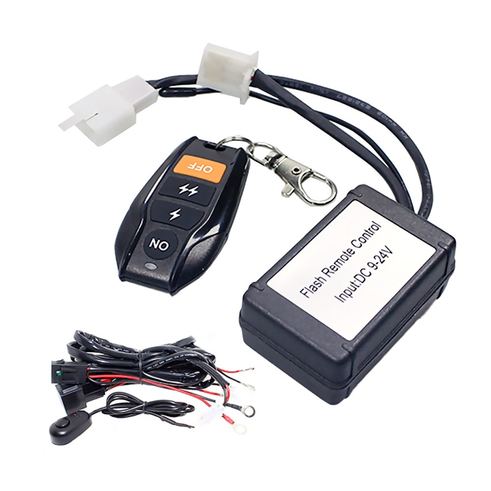 Car Offroad LED Work Light Bar Wire Cable Wireless Remote Control Switch Kits