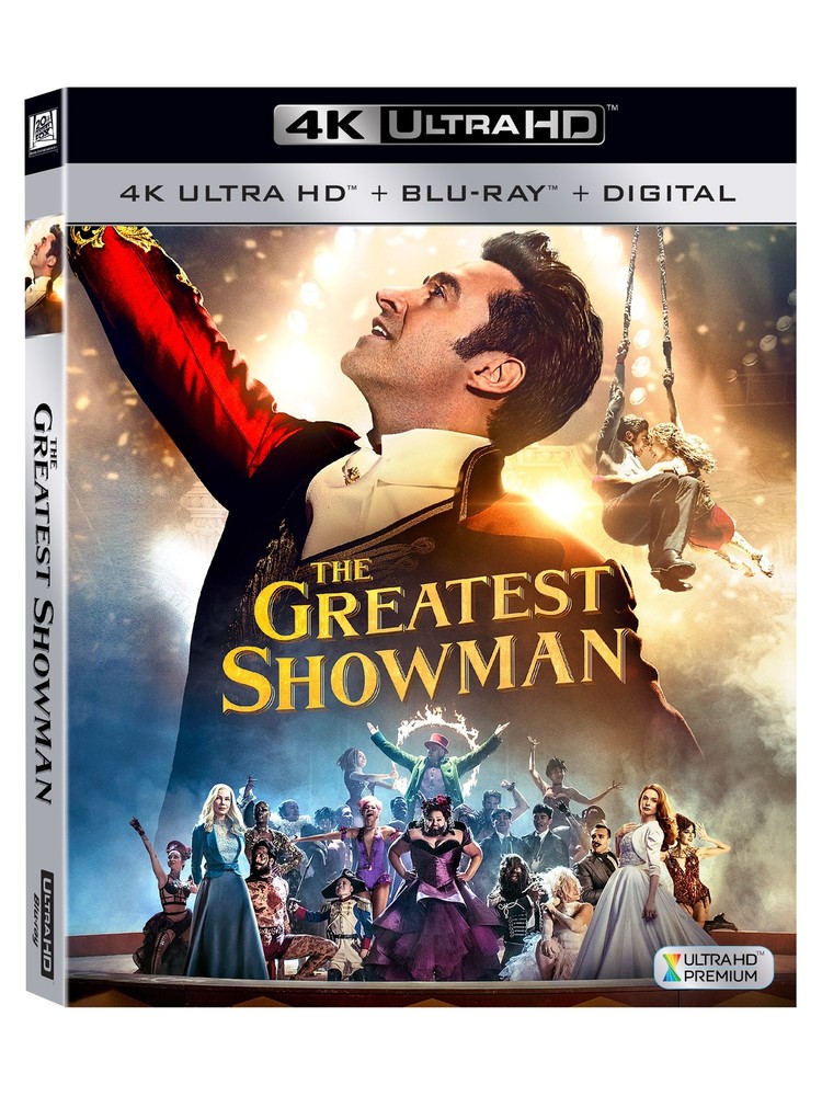 The Greatest Showman (4K UHD Blu-ray) Hugh Jackman Michelle Williams Zac Efron