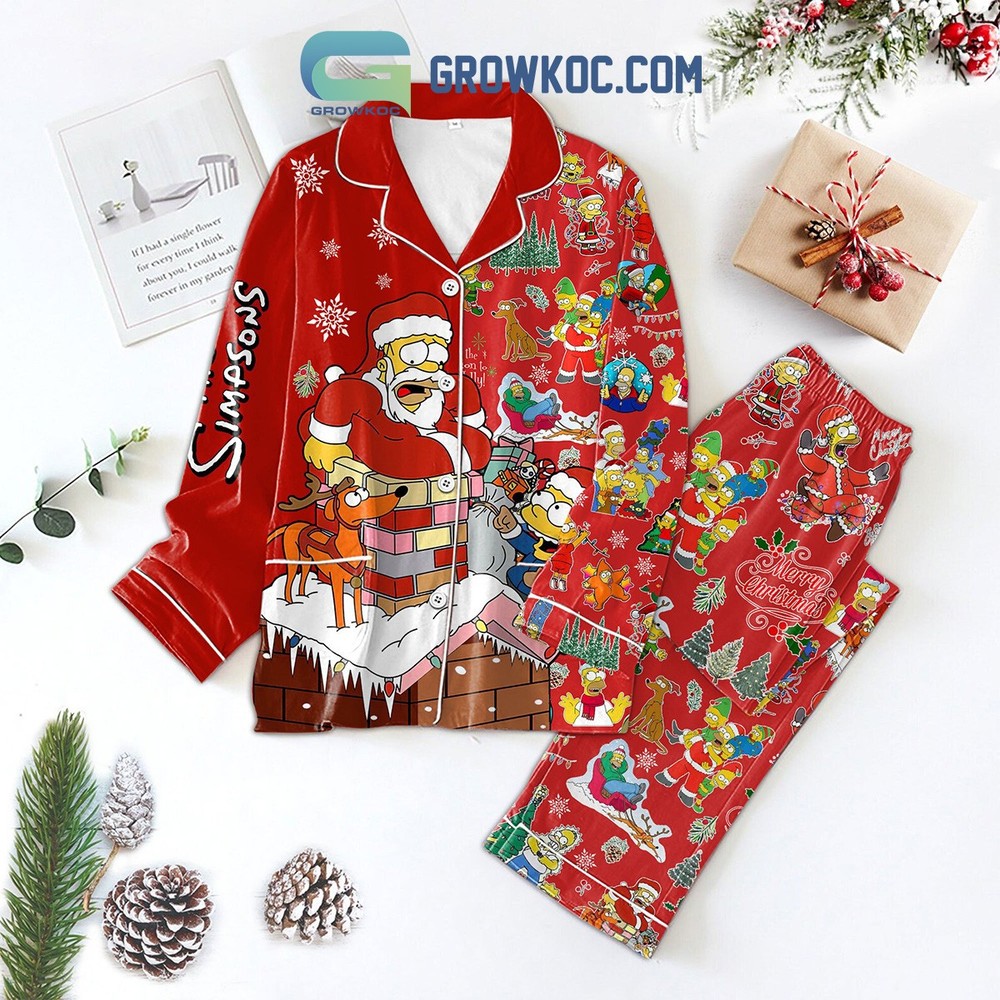 The Simpsons Merry Christmas Pajamas Set