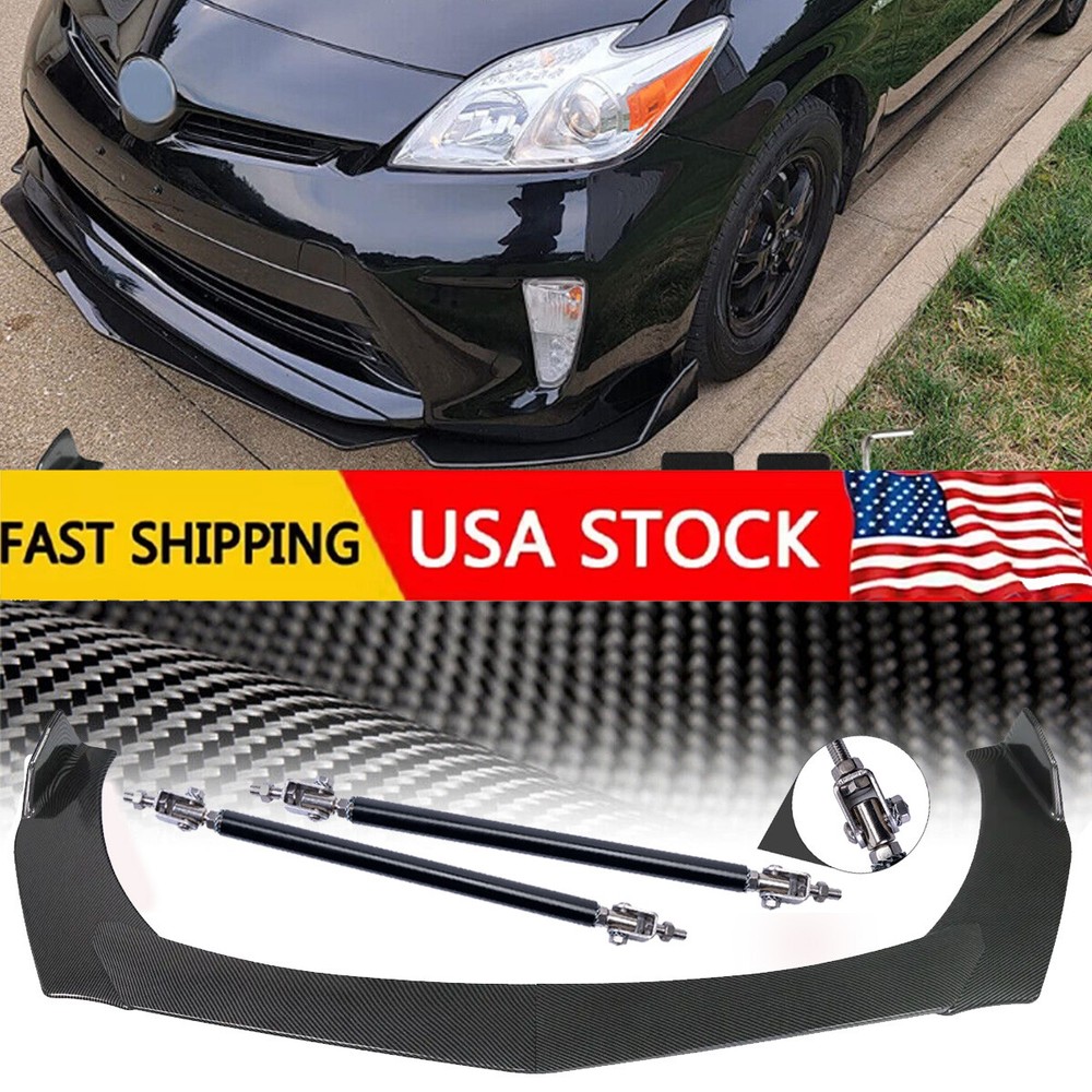 Carbon Fiber Front Lip Bumper Splitter for Toyota Camry Body Kit