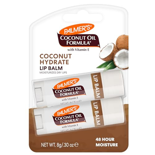 Palmer's Coconut Oil Lip Balm Duo for All-Day Hydration and Moisture