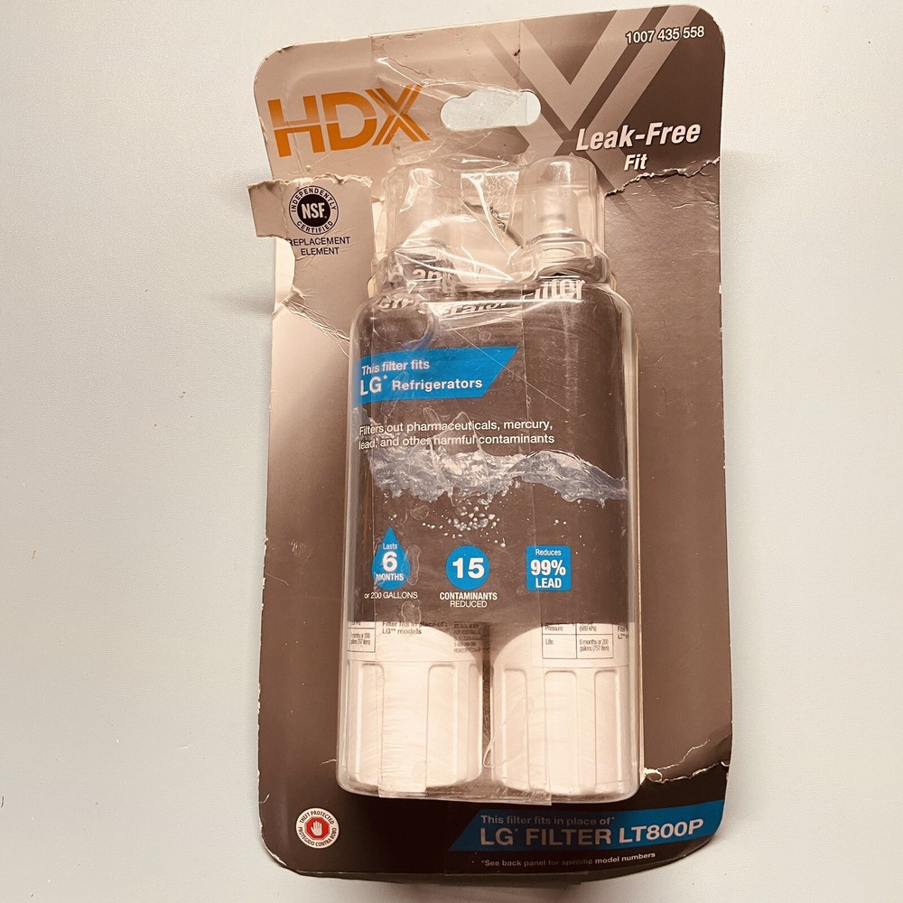 HDX Ice And Water Refrigerator Filter Replacement For LG LT800P, Box Damaged