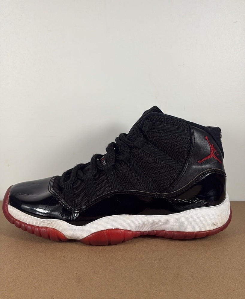 Nike Air Jordan 11 Retro GS Black/True Red White 378038-061 Youth Size 5.5Y