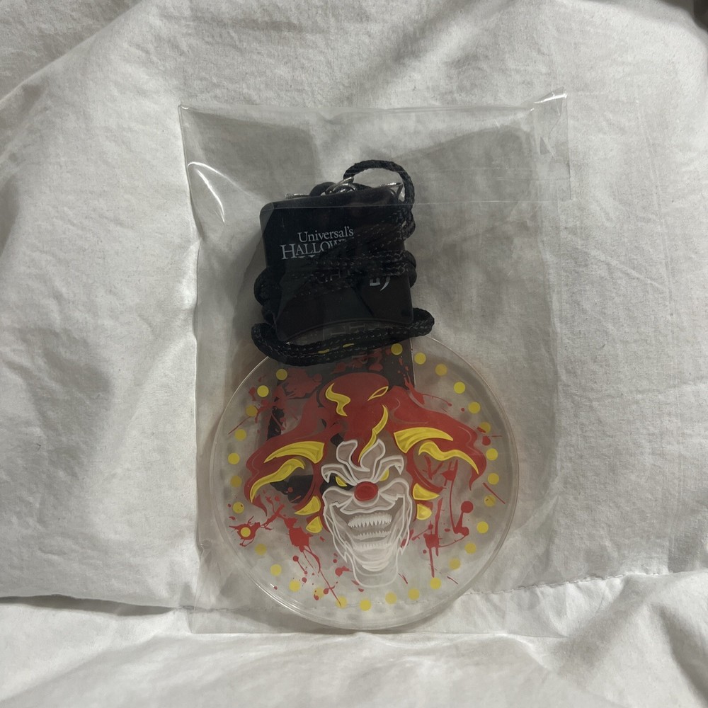 Universal Studios Halloween Horror Nights 25 Jack the Clown Light-Up Necklace