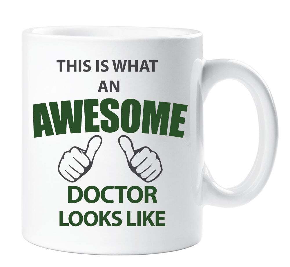 Awesome Doctor Mug - Ceramic Novelty Coffee Cup for Medical Professionals