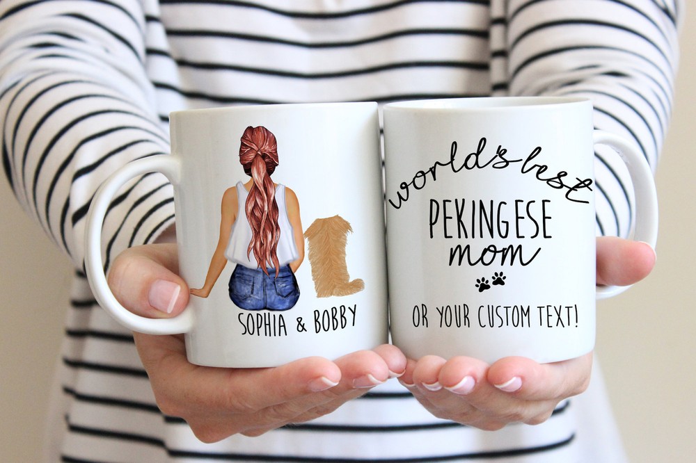 Pekingese Mug Peke Mug Peke Gift Pekingese Gift Personalized Pekingese Peke Mom