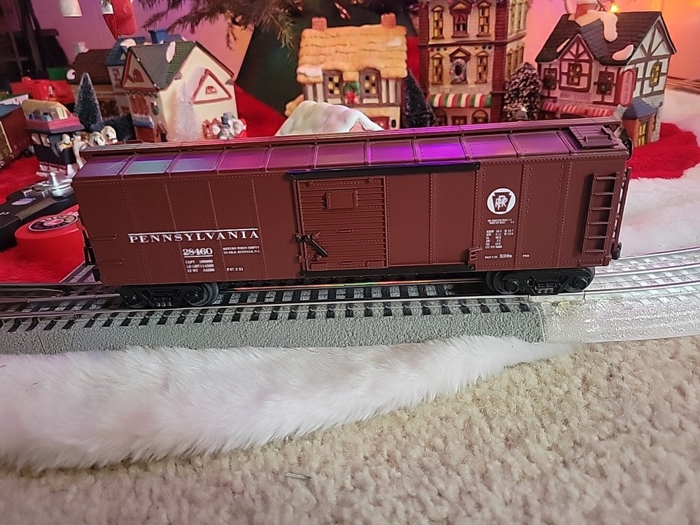 MTH Rail King Trains 30-8401 Pennsylvania Die-Cast Boxcar 28460 O Gauge - No Box