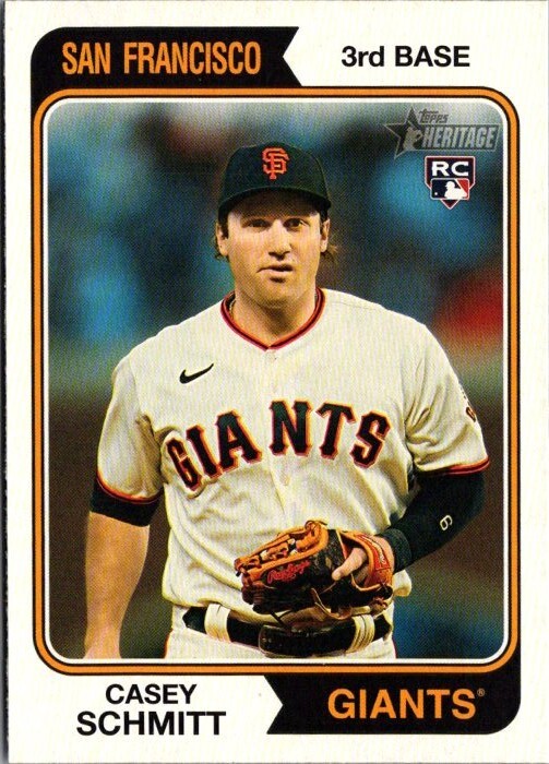 2023 Topps Heritage High Number - #643 Casey Schmitt (RC)