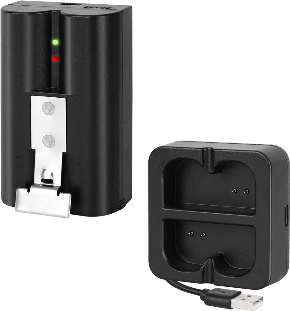 Battery with Charger Station for Ring-Doorbell Camera 1 and 2, Spotlight Camera