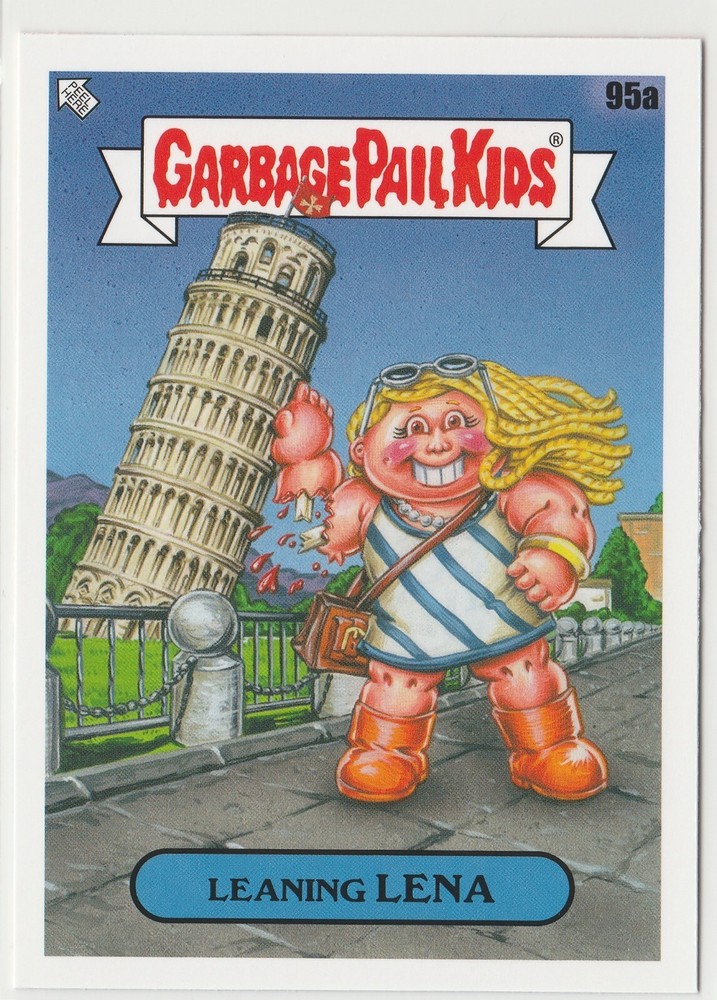 Leaning Lena #95a Garbage Pail Kids GPK 2021 Vacation Series Card