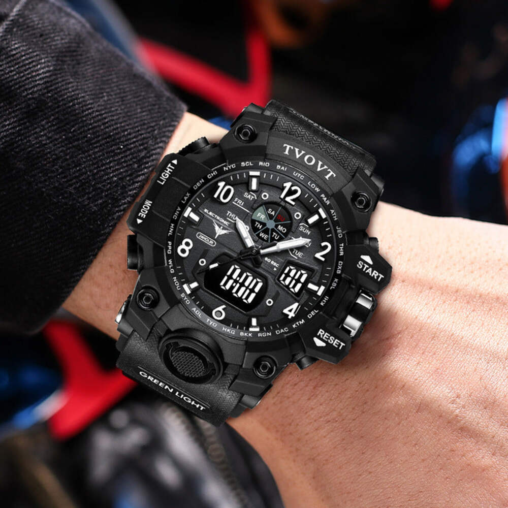 Kids' Multi-Function LED Luminous Sports Watch - Waterproof Electronic Timepiece