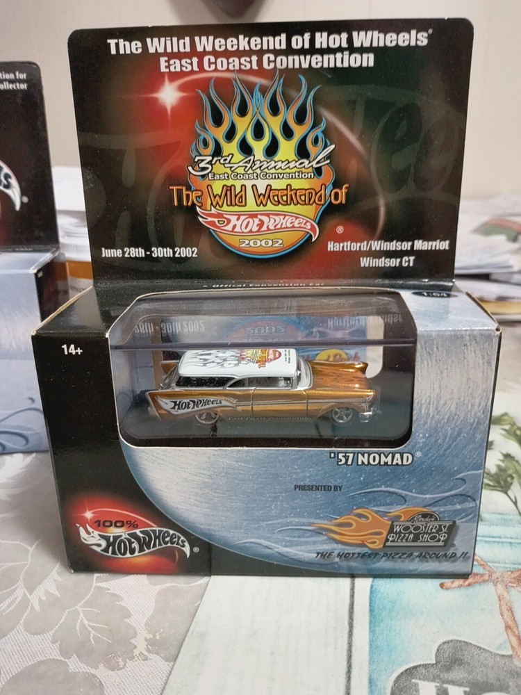 2002 Vintage Hot Wheels/ 3rd Annual Wild Weekend ( '57 Nomad In Chrome Gold RR)