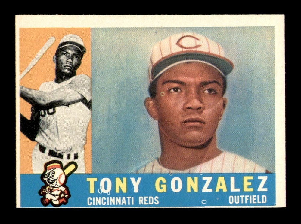 1960 Topps #518 Tony Gonzalez EX-MINT Baseball Card *OBGcards*