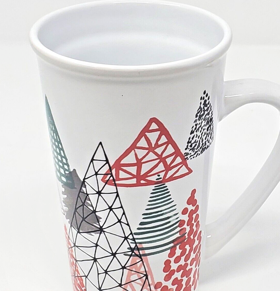 2017 Starbucks Christmas Tree Mug 14oz Holiday Ceramic Coffee Cup - No Lid READ