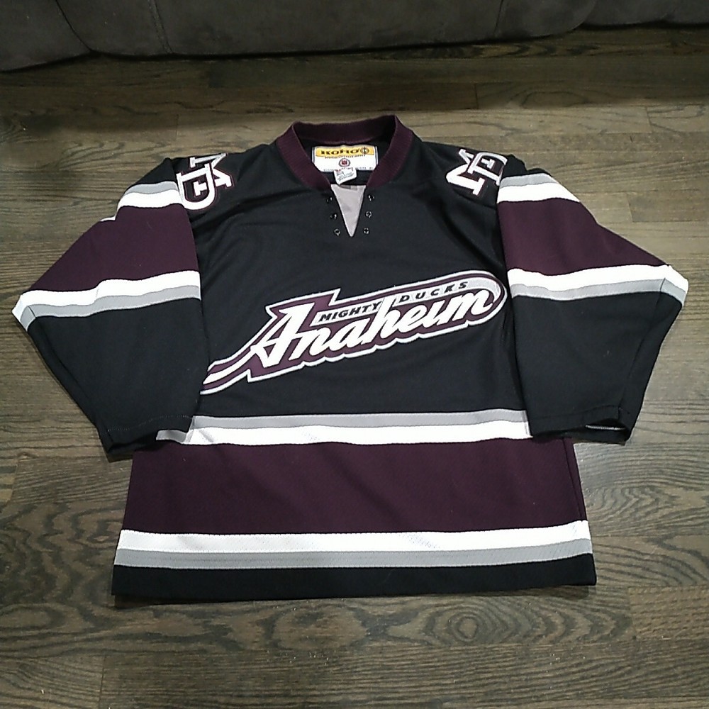 Koho Black Mighty Ducks NHL Hockey Jersey Alternate Scott Niedermayer