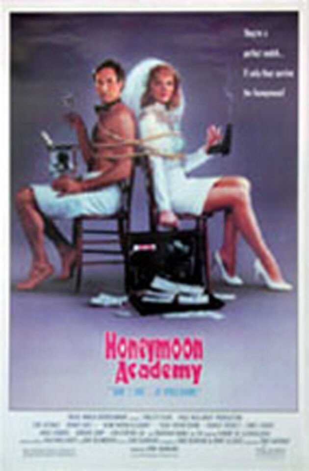 Honeymoon Academy (1990) Movie Poster, Original, SS, Unused, NM, Rolled