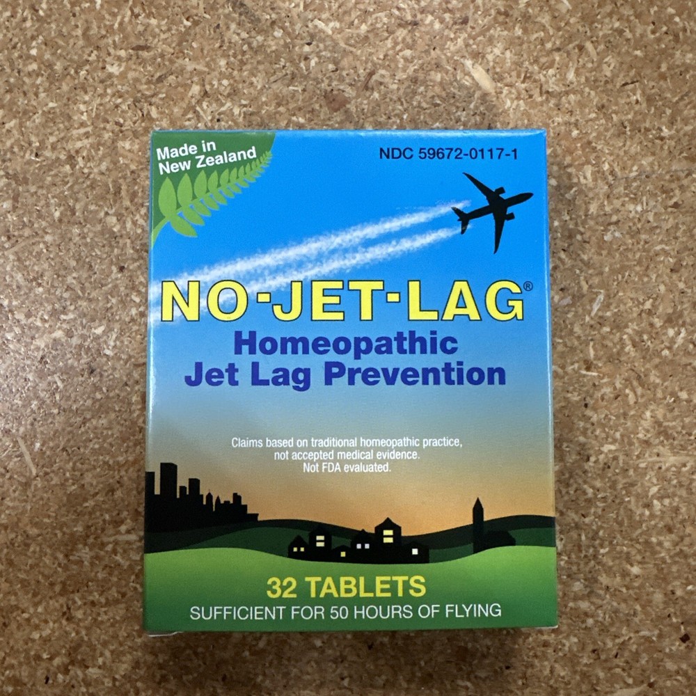 Miers Laboratories No Jet Lag Homeopathic Remedy 32 Chewable Tablets