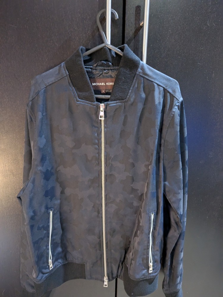 Michael Kors Blue Camo Jacket Mens Size Medium