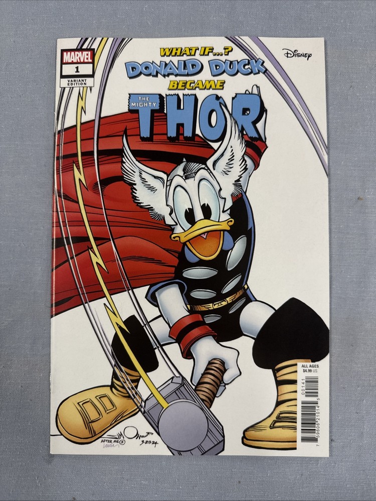 Marvel Comics What If Donald Duck Became Thor #1 Simonson Variant 2024 Disney