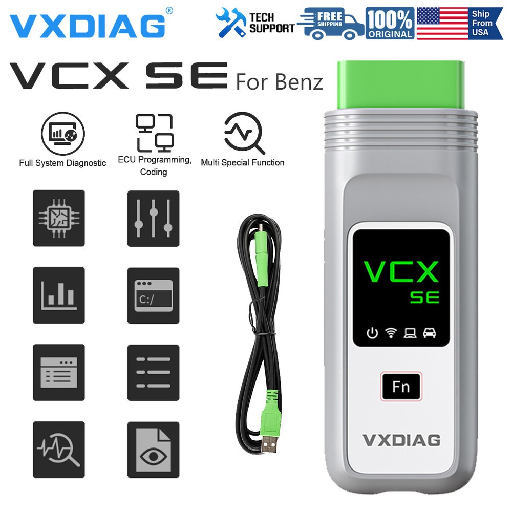 VXDIAG VCX SE fit for Mercedes Benz DoIP OBD2 Diagnosis Scanner Code Programming