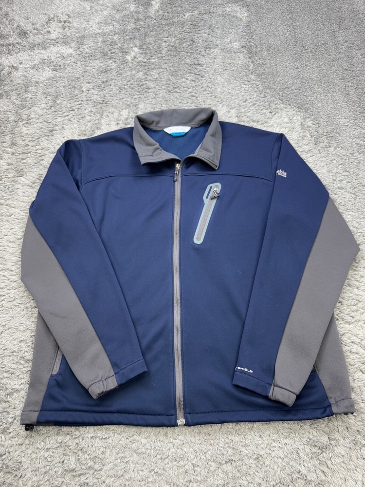 Columbia Men's XL Field Gear Omni-Shield Soft Shell Full-Zip Jacket