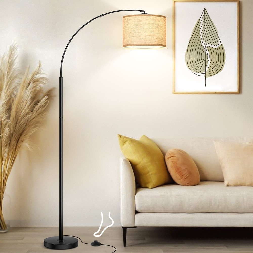 Arc Floor Lamps for Modern Living Room Adjustable Hanging Standing Lamp